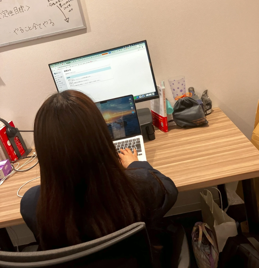 業務中の雰囲気