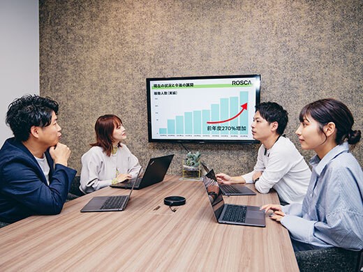 業務中の雰囲気